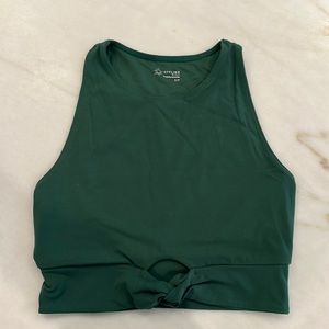 AERIE OFFLINE green sports bra in small